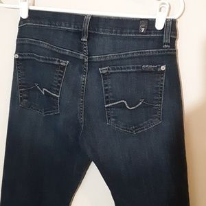 7 for all mankind straight leg jean size 27